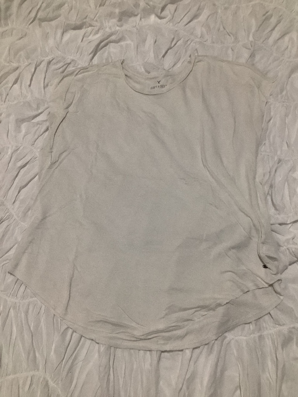 Loose fitting white Tee